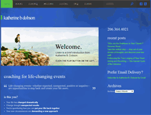 Tablet Screenshot of katherinebdobson.com